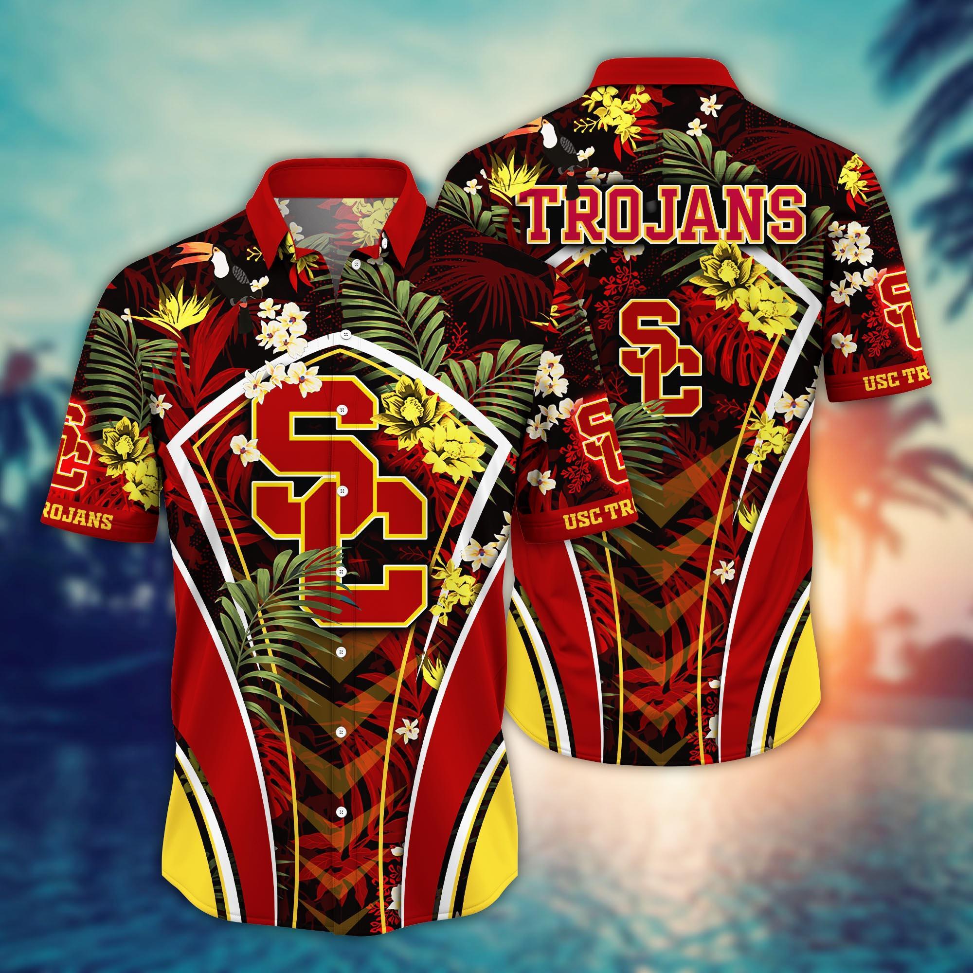USC Trojans NCAA Flower Hawaii Shirt For Fans Style 18