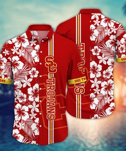 USC Trojans NCAA Flower Hawaii Shirt For Fans Style 19