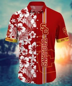 USC Trojans NCAA Flower Hawaii Shirt For Fans Style 19