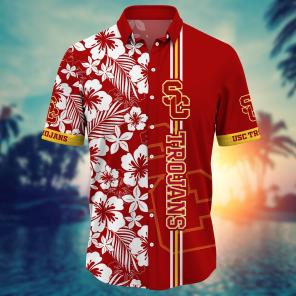 USC Trojans NCAA Flower Hawaii Shirt For Fans Style 19
