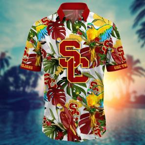 USC Trojans NCAA Flower Hawaii Shirt For Fans Style 2