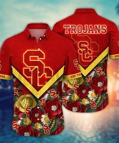 USC Trojans NCAA Flower Hawaii Shirt For Fans Style 21