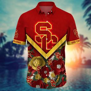 USC Trojans NCAA Flower Hawaii Shirt For Fans Style 21