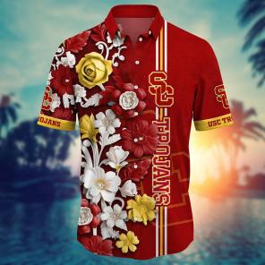 USC Trojans NCAA Flower Hawaii Shirt For Fans Style 25