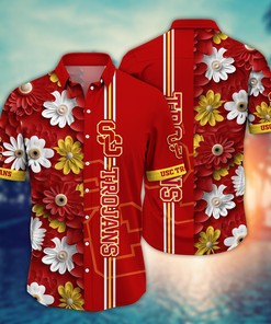 USC Trojans NCAA Flower Hawaii Shirt For Fans Style 26
