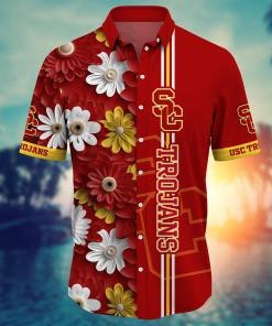 USC Trojans NCAA Flower Hawaii Shirt For Fans Style 26
