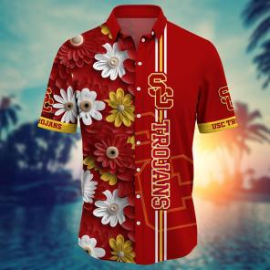 USC Trojans NCAA Flower Hawaii Shirt For Fans Style 26