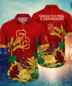 USC Trojans NCAA Flower Hawaii Shirt For Fans Style 28