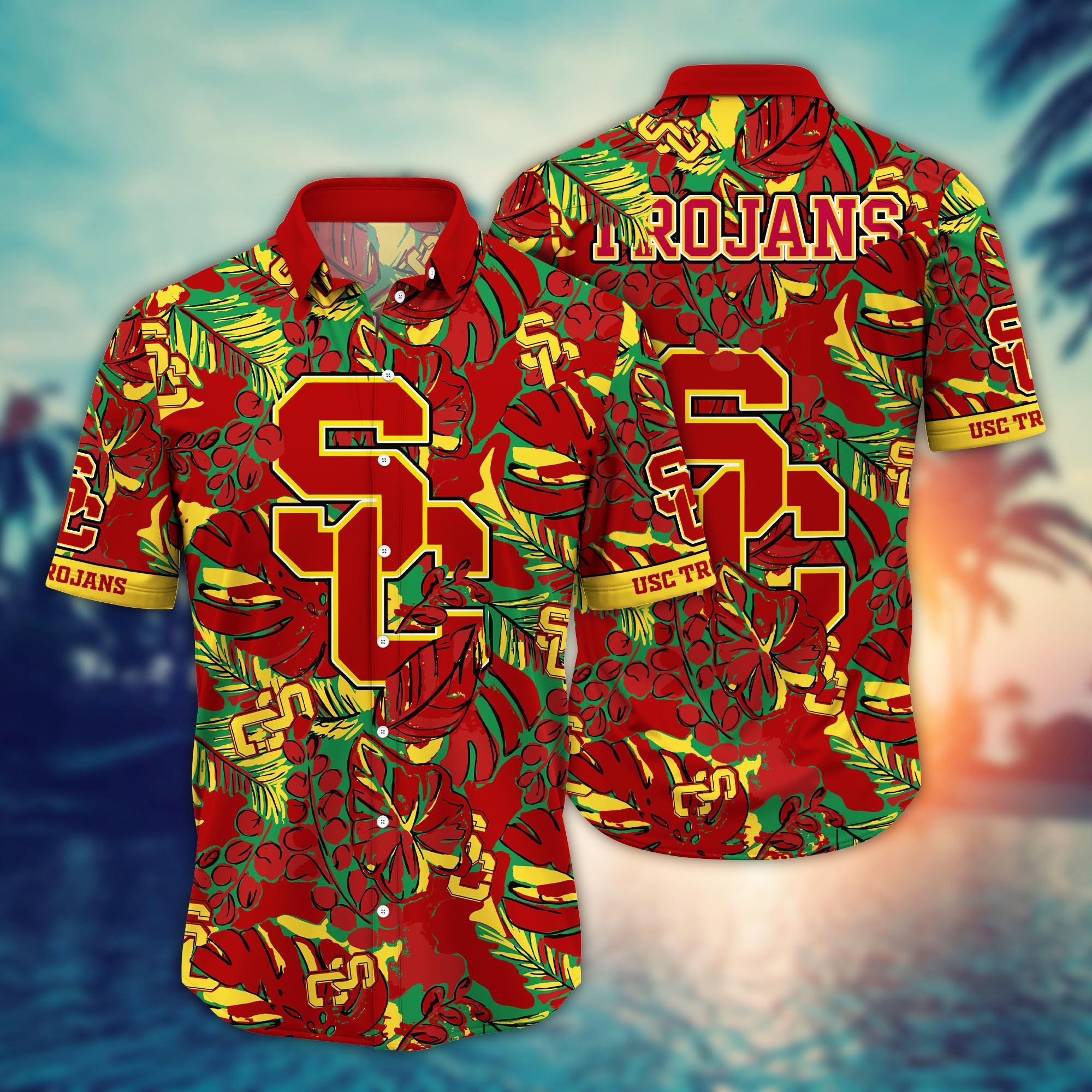 USC Trojans NCAA Flower Hawaii Shirt For Fans Style 29