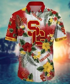 USC Trojans NCAA Flower Hawaii Shirt For Fans Style 30