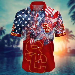 USC Trojans NCAA Flower Hawaii Shirt For Fans Style 31