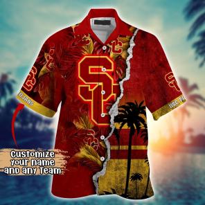 USC Trojans NCAA Flower Hawaii Shirt For Fans Style 33