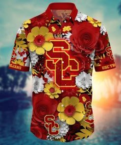 USC Trojans NCAA Flower Hawaii Shirt For Fans Style 35