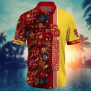 USC Trojans NCAA Flower Hawaii Shirt For Fans Style 5
