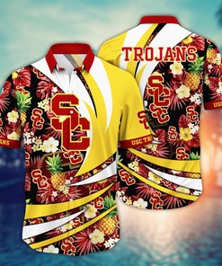 USC Trojans NCAA Flower Hawaii Shirt For Fans Style 6