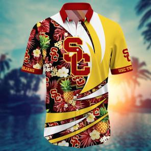 USC Trojans NCAA Flower Hawaii Shirt For Fans Style 6