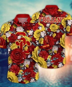 USC Trojans NCAA Flower Hawaii Shirt For Fans Style 8