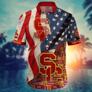USC Trojans NCAA Flower Hawaii Shirt For Fans Style 9