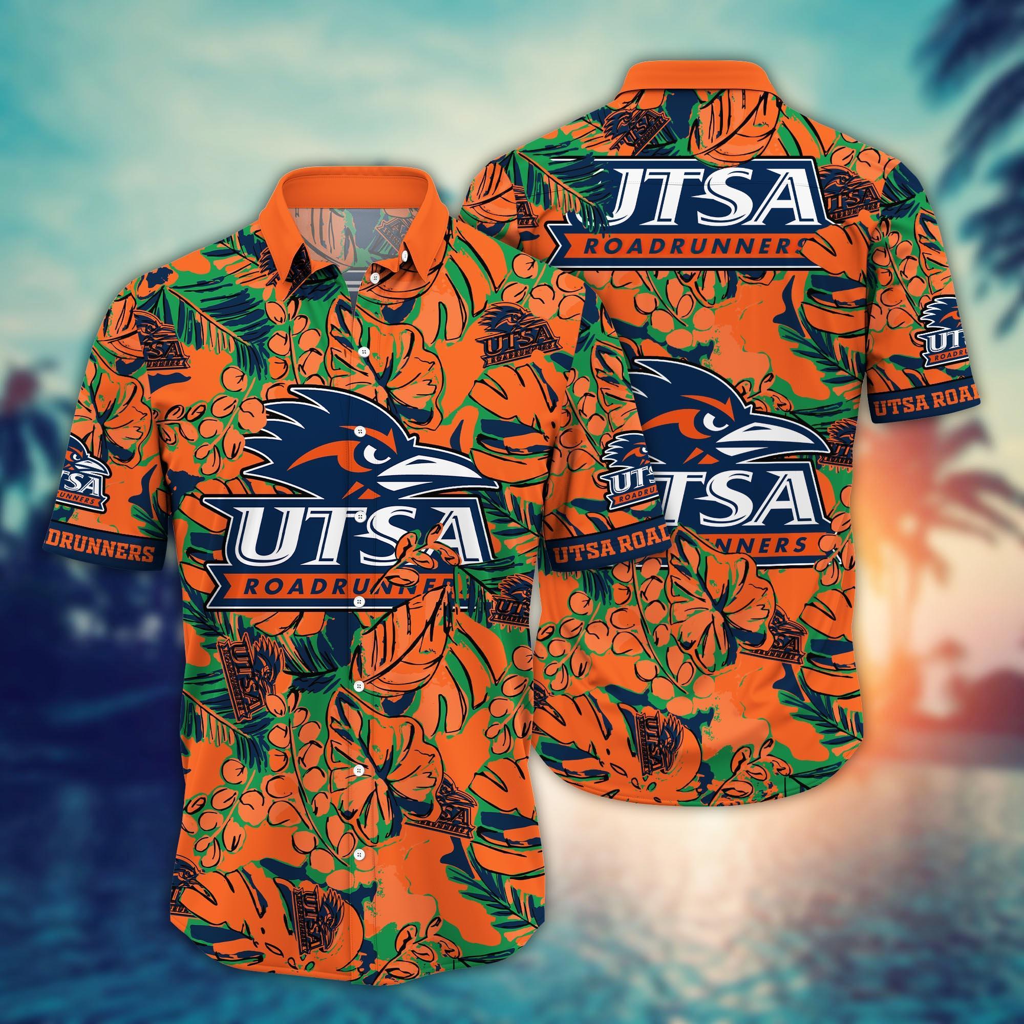 UTSA Roadrunners NCAA Flower Hawaii Shirt For Fans Ver 12