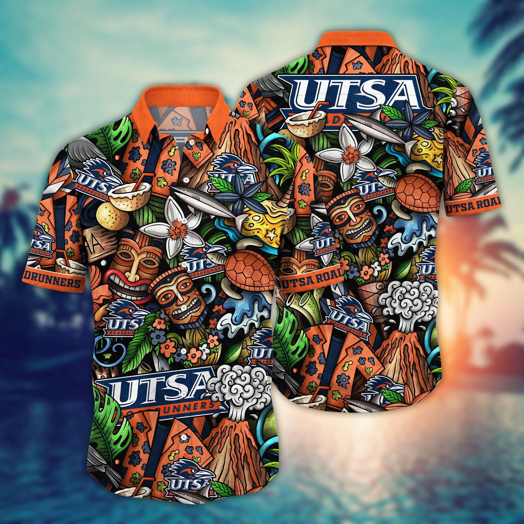 UTSA Roadrunners NCAA Flower Hawaii Shirt For Fans Ver 14