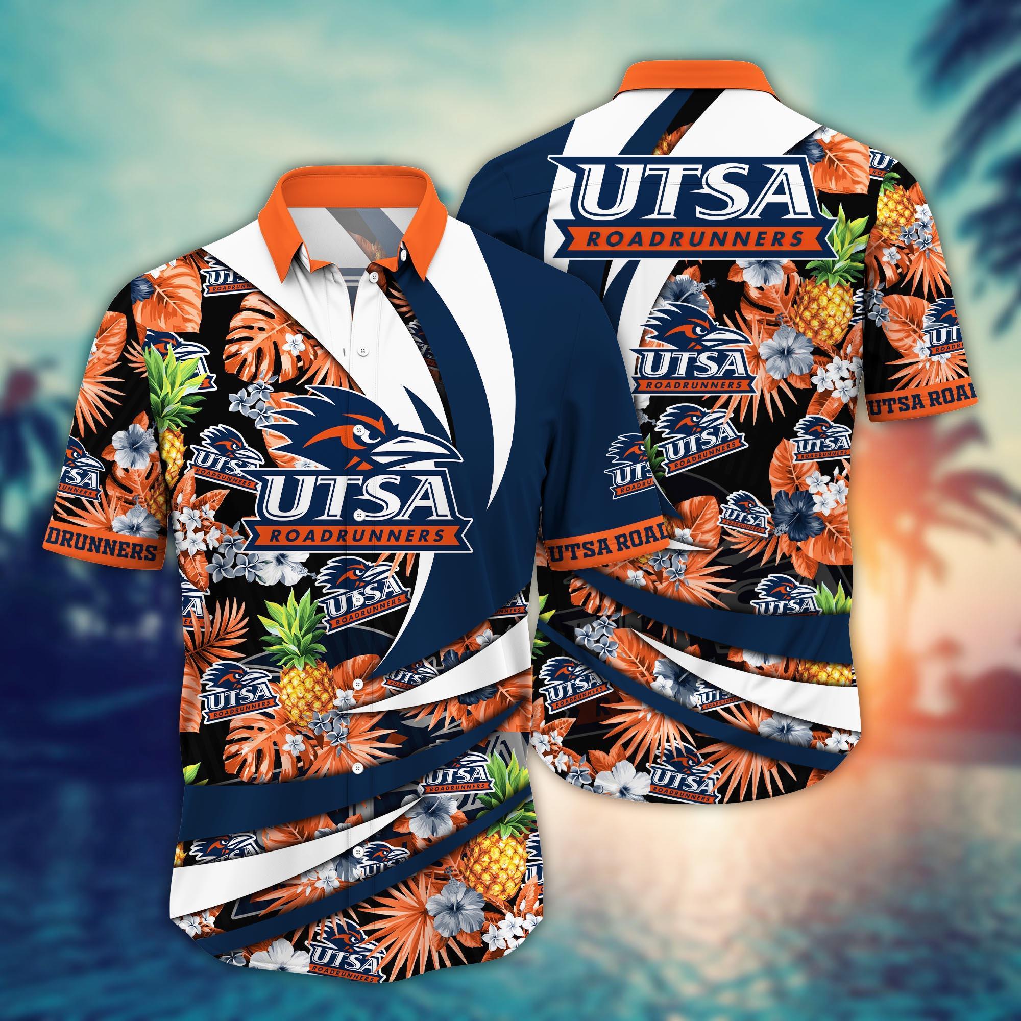 UTSA Roadrunners NCAA Flower Hawaii Shirt For Fans Ver 15