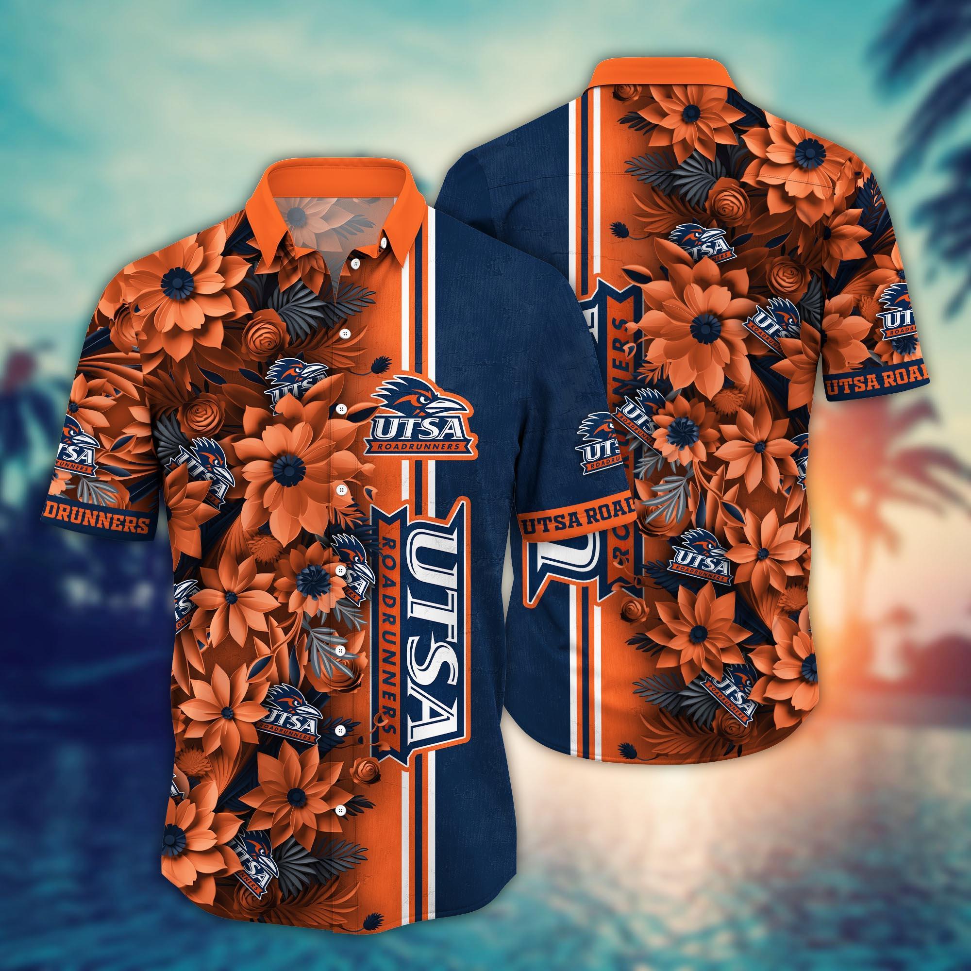 UTSA Roadrunners NCAA Flower Hawaii Shirt For Fans Ver 18