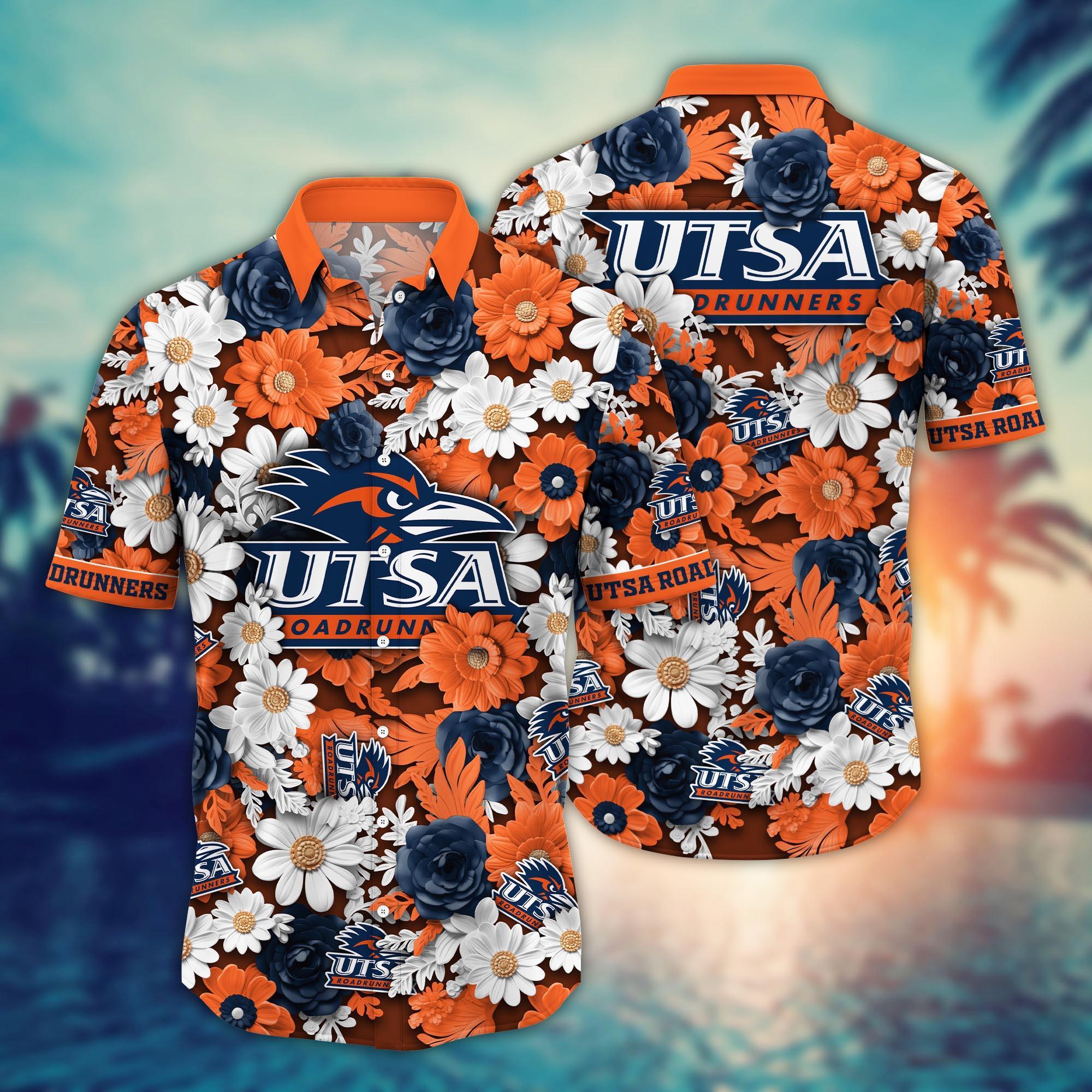 UTSA Roadrunners NCAA Flower Hawaii Shirt For Fans Ver 19
