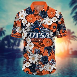 UTSA Roadrunners NCAA Flower Hawaii Shirt For Fans Ver 19