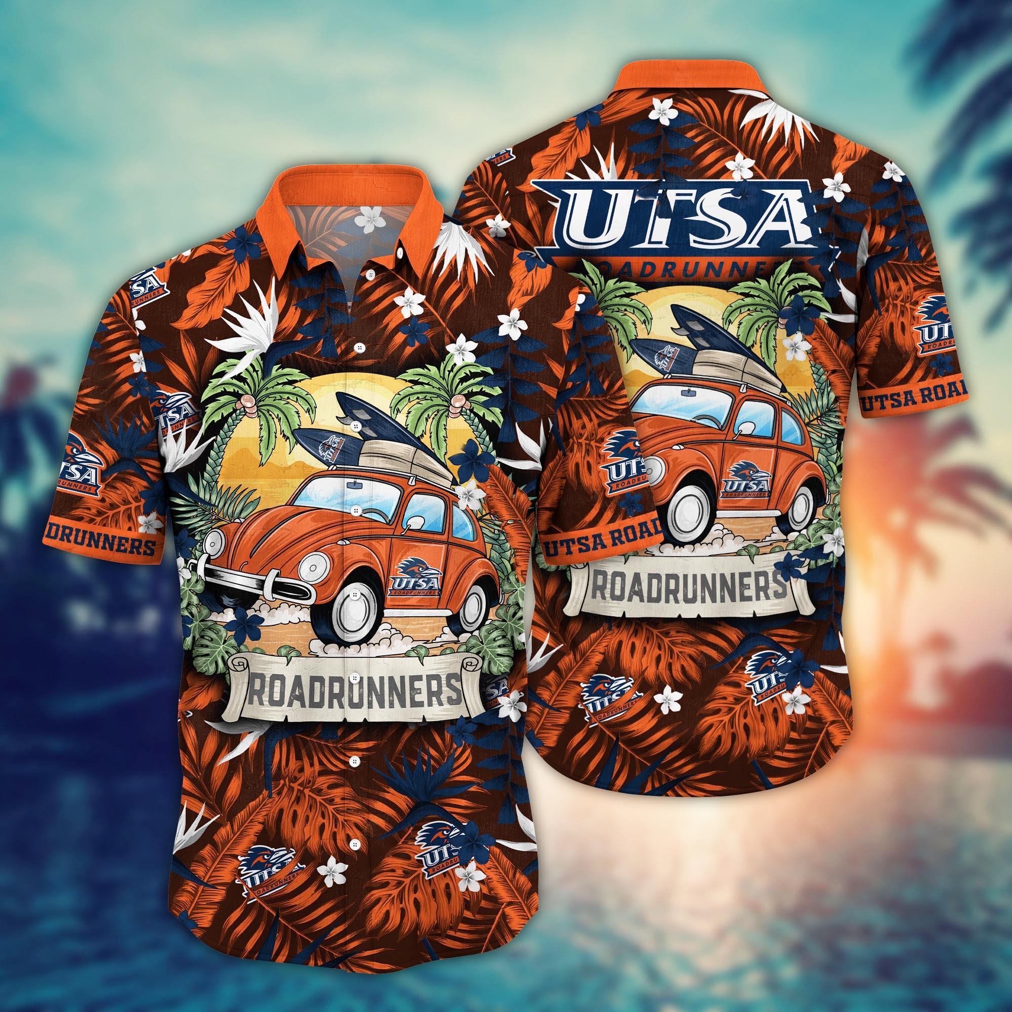 UTSA Roadrunners NCAA Flower Hawaii Shirt For Fans Ver 2