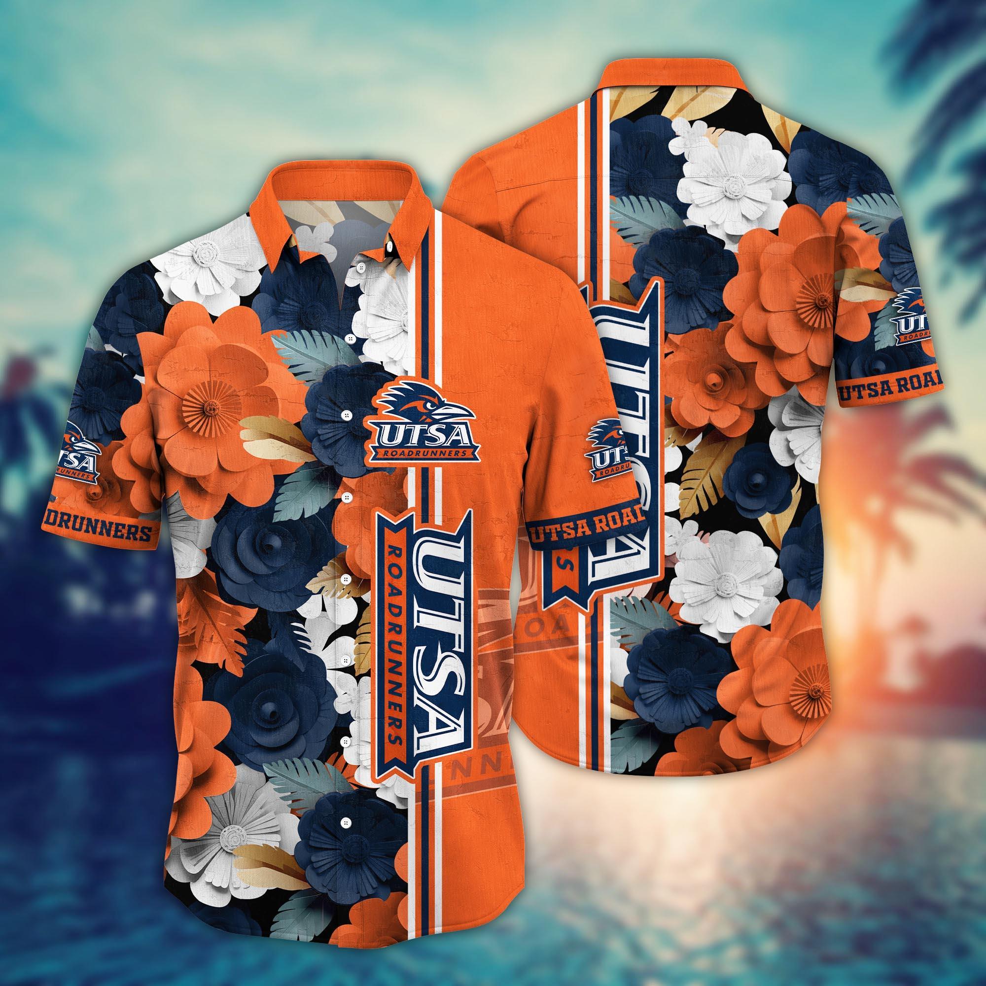 UTSA Roadrunners NCAA Flower Hawaii Shirt For Fans Ver 23