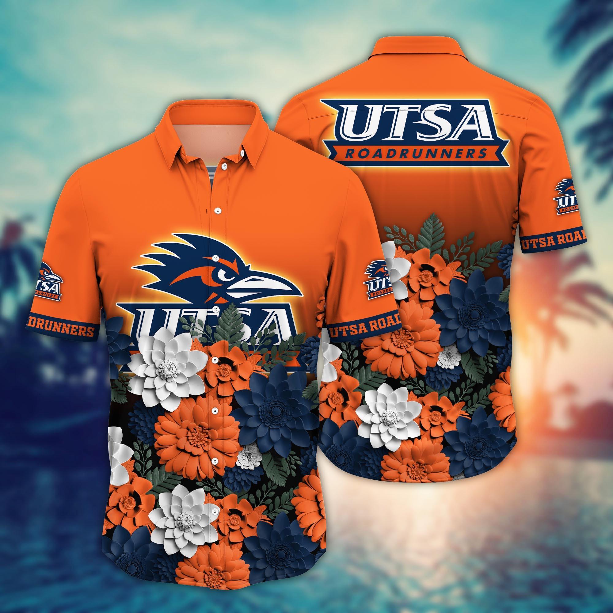 UTSA Roadrunners NCAA Flower Hawaii Shirt For Fans Ver 26
