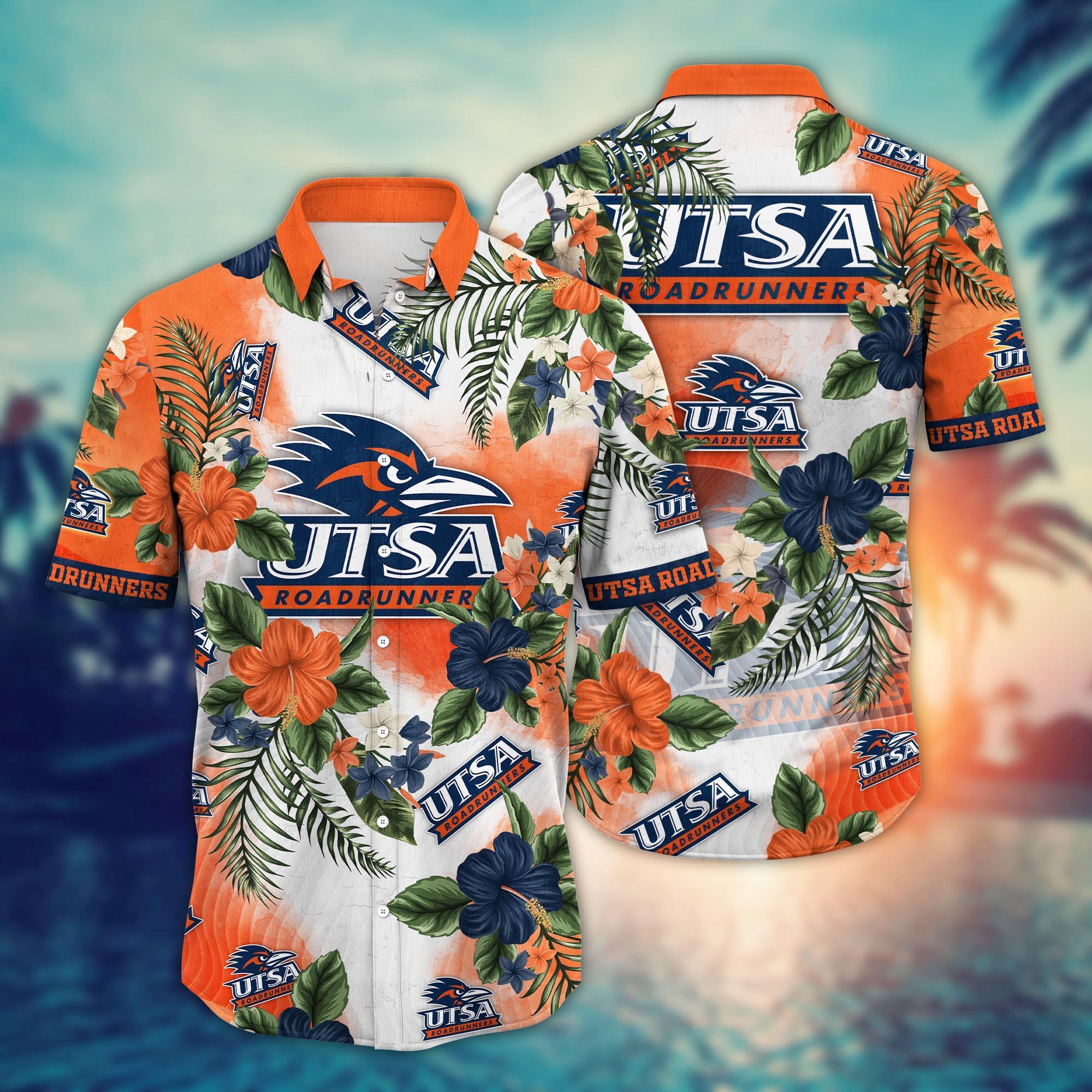 UTSA Roadrunners NCAA Flower Hawaii Shirt For Fans Ver 27