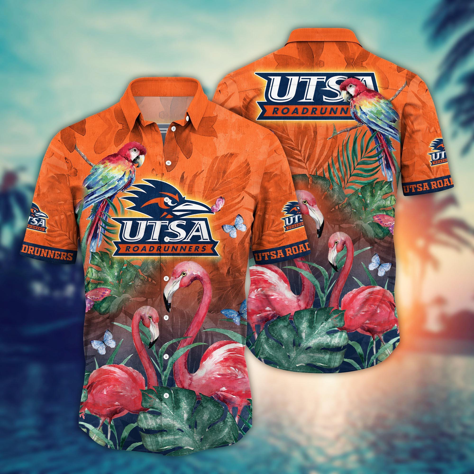 UTSA Roadrunners NCAA Flower Hawaii Shirt For Fans Ver 28