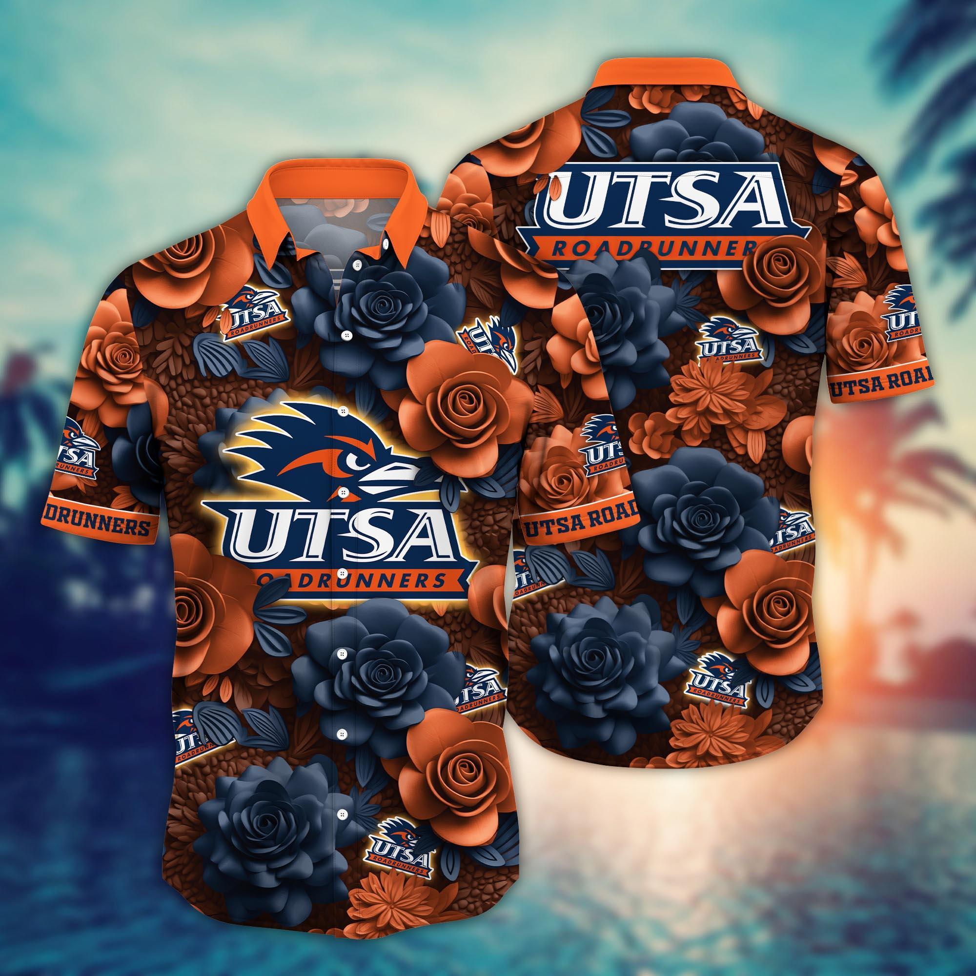 UTSA Roadrunners NCAA Flower Hawaii Shirt For Fans Ver 3