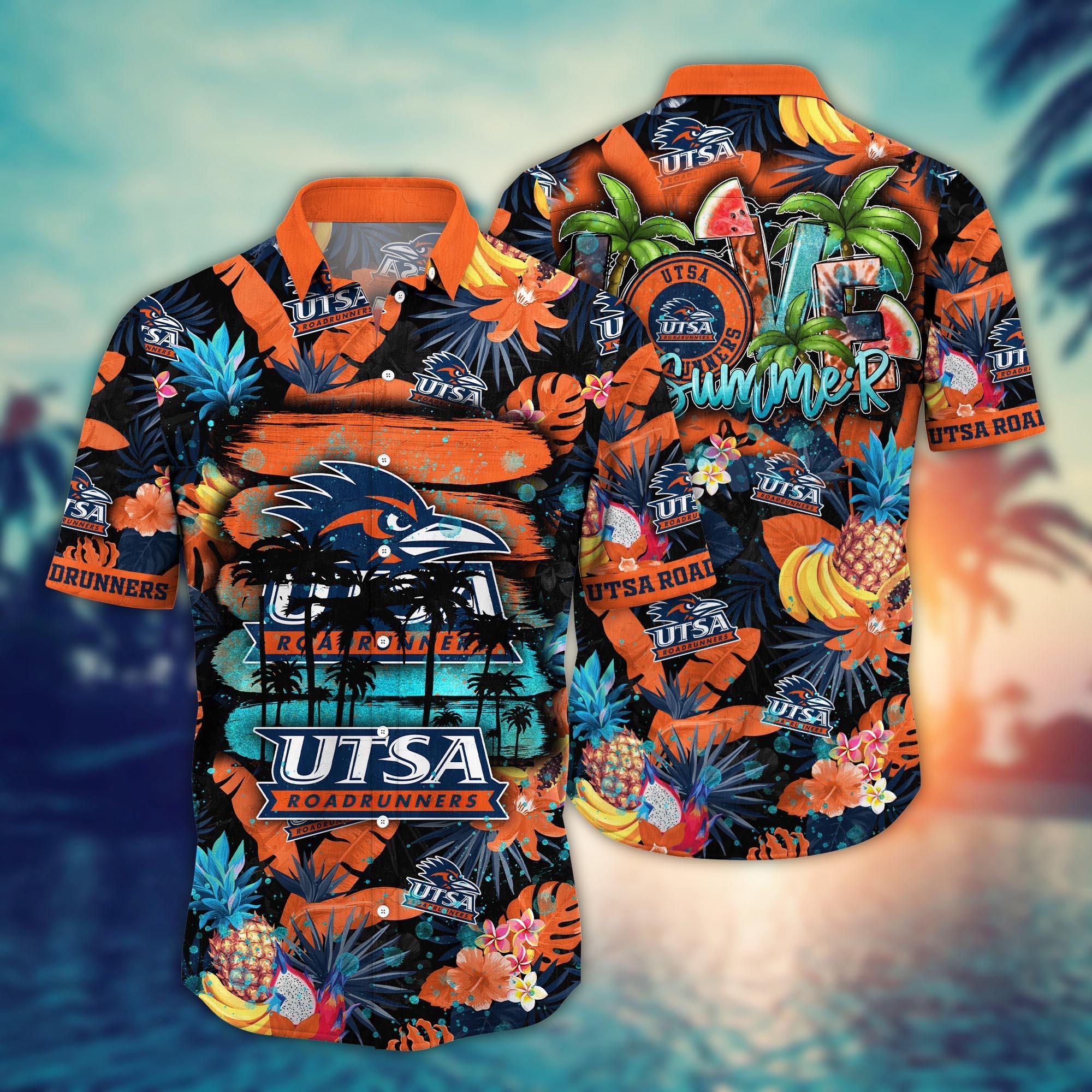 UTSA Roadrunners NCAA Flower Hawaii Shirt For Fans Ver 34