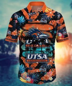 UTSA Roadrunners NCAA Flower Hawaii Shirt For Fans Ver 34