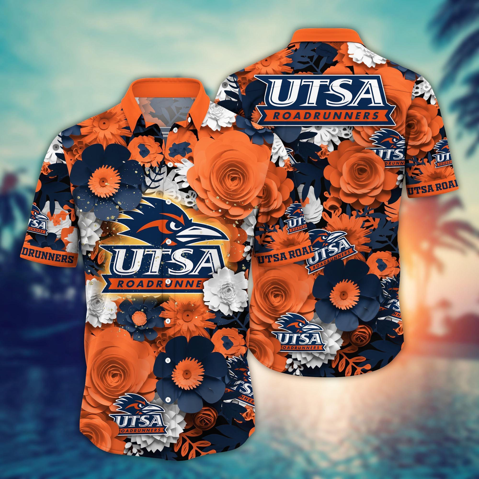 UTSA Roadrunners NCAA Flower Hawaii Shirt For Fans Ver 35