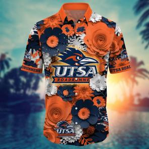 UTSA Roadrunners NCAA Flower Hawaii Shirt For Fans Ver 35