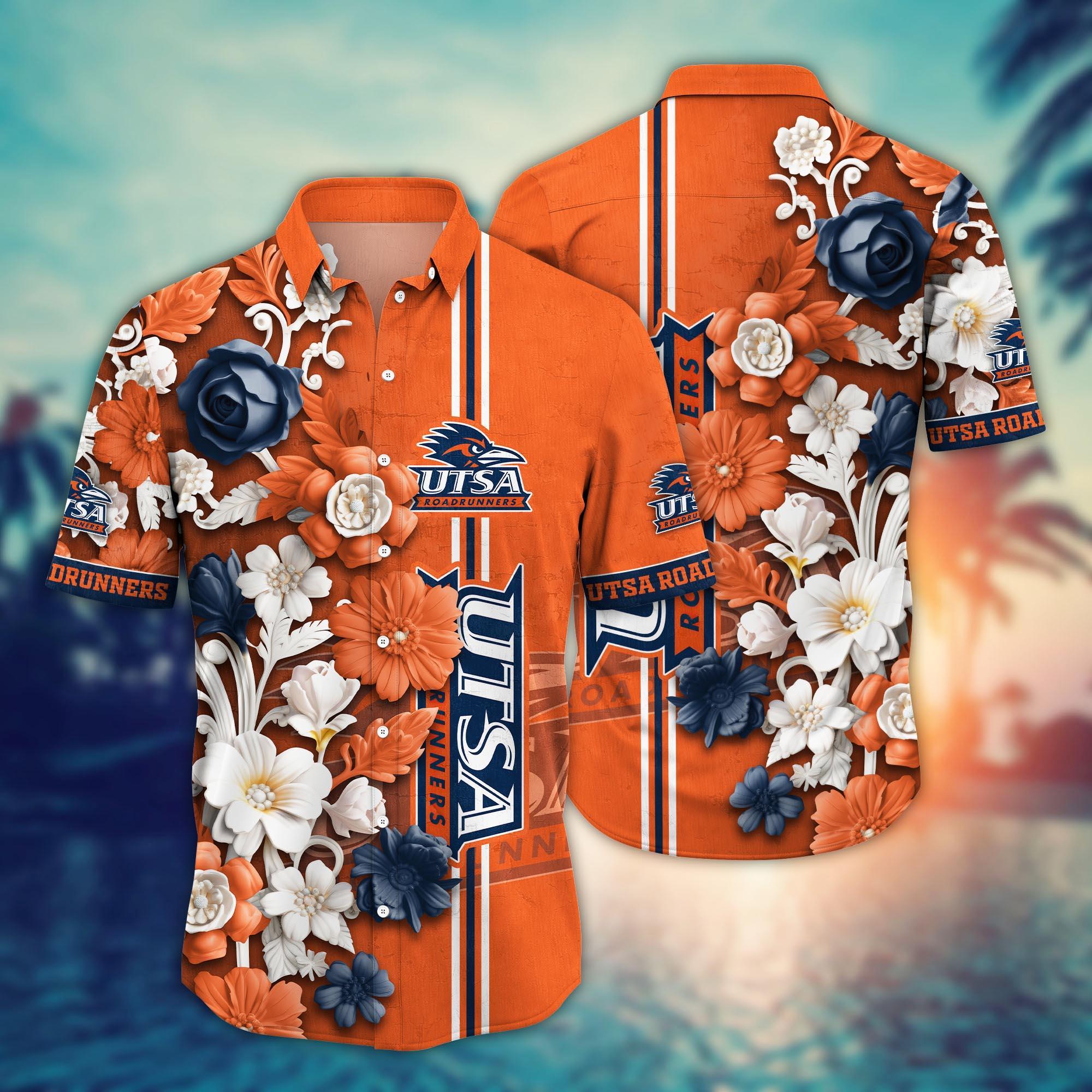 UTSA Roadrunners NCAA Flower Hawaii Shirt For Fans Ver 36