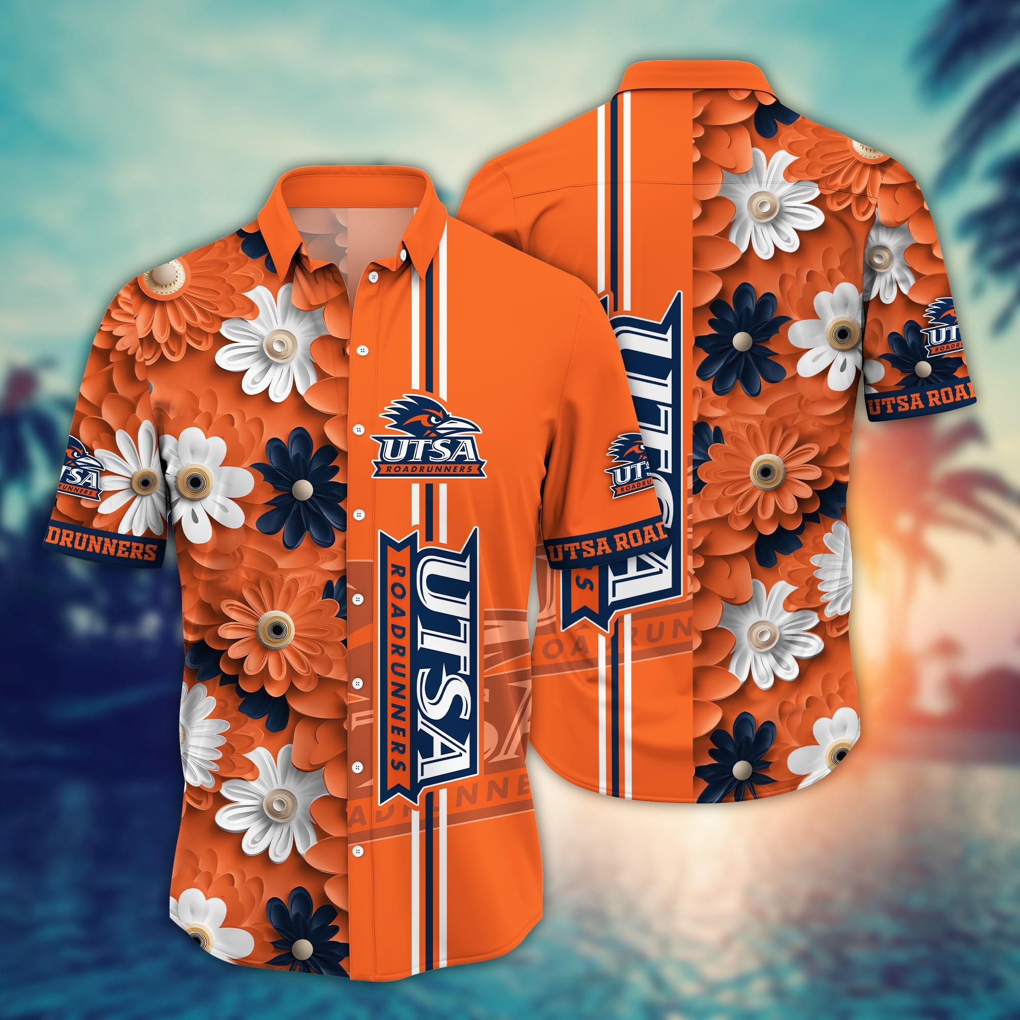 UTSA Roadrunners NCAA Flower Hawaii Shirt For Fans Ver 5