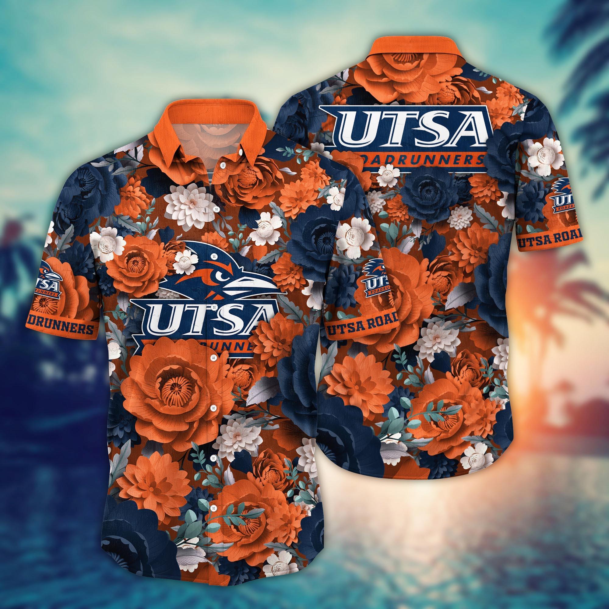 UTSA Roadrunners NCAA Flower Hawaii Shirt For Fans Ver 7
