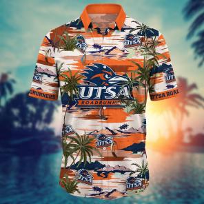 UTSA Roadrunners NCAA Flower Hawaii Shirt For Fans Ver 9
