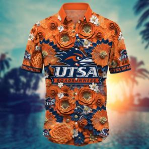 UTSA Roadrunners NCAA Hawaiian Shirt for This Summer Customize Shirt Any Team
