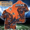 UTSA Roadrunners NCAA US Flag Flower Hawaii Shirt For Fans
