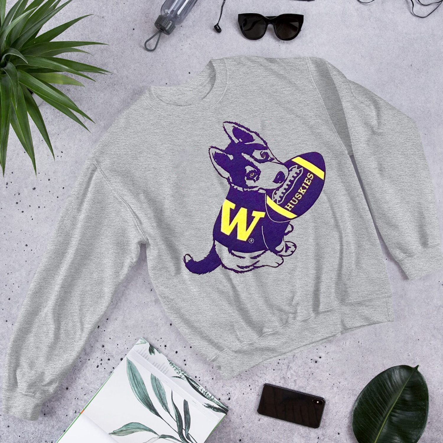 UW Husky Pup Shirt - Adorable Husky Dog Design