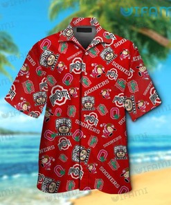 Unique Ohio State Buckeyes Hawaiian Shirt with Championship History, Mascot Logo and Sooners