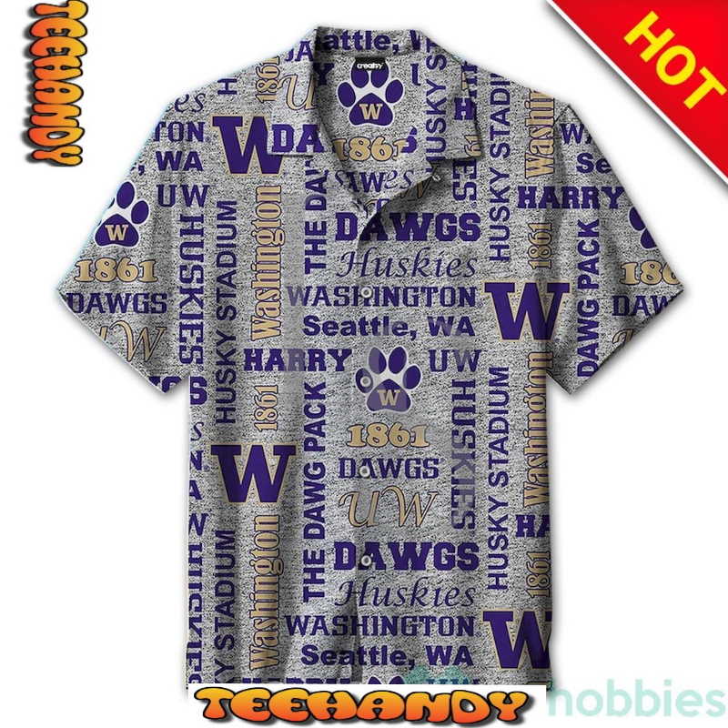 University Of Washington Huskies Hawaiian Shirt - Cheer on Your Team in Style