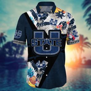 Utah State Aggies NCAA Flower Hawaii Shirt For Fans Ver 10