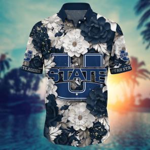 Utah State Aggies NCAA Flower Hawaii Shirt For Fans Ver 11