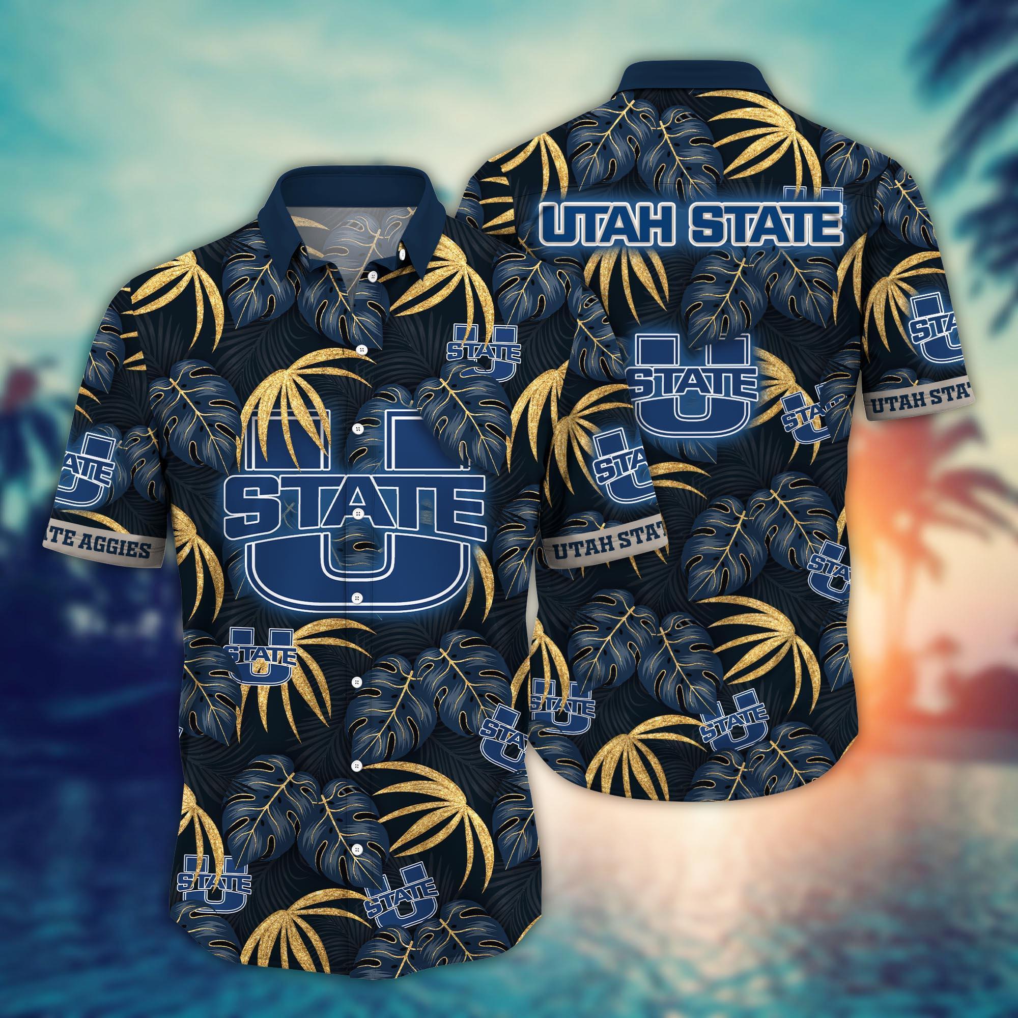 Utah State Aggies NCAA Flower Hawaii Shirt For Fans Ver 20